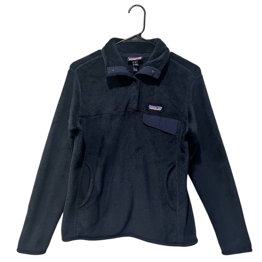 Patagonia Re-Tool Snap-T Pullover Navy Blue Size Small